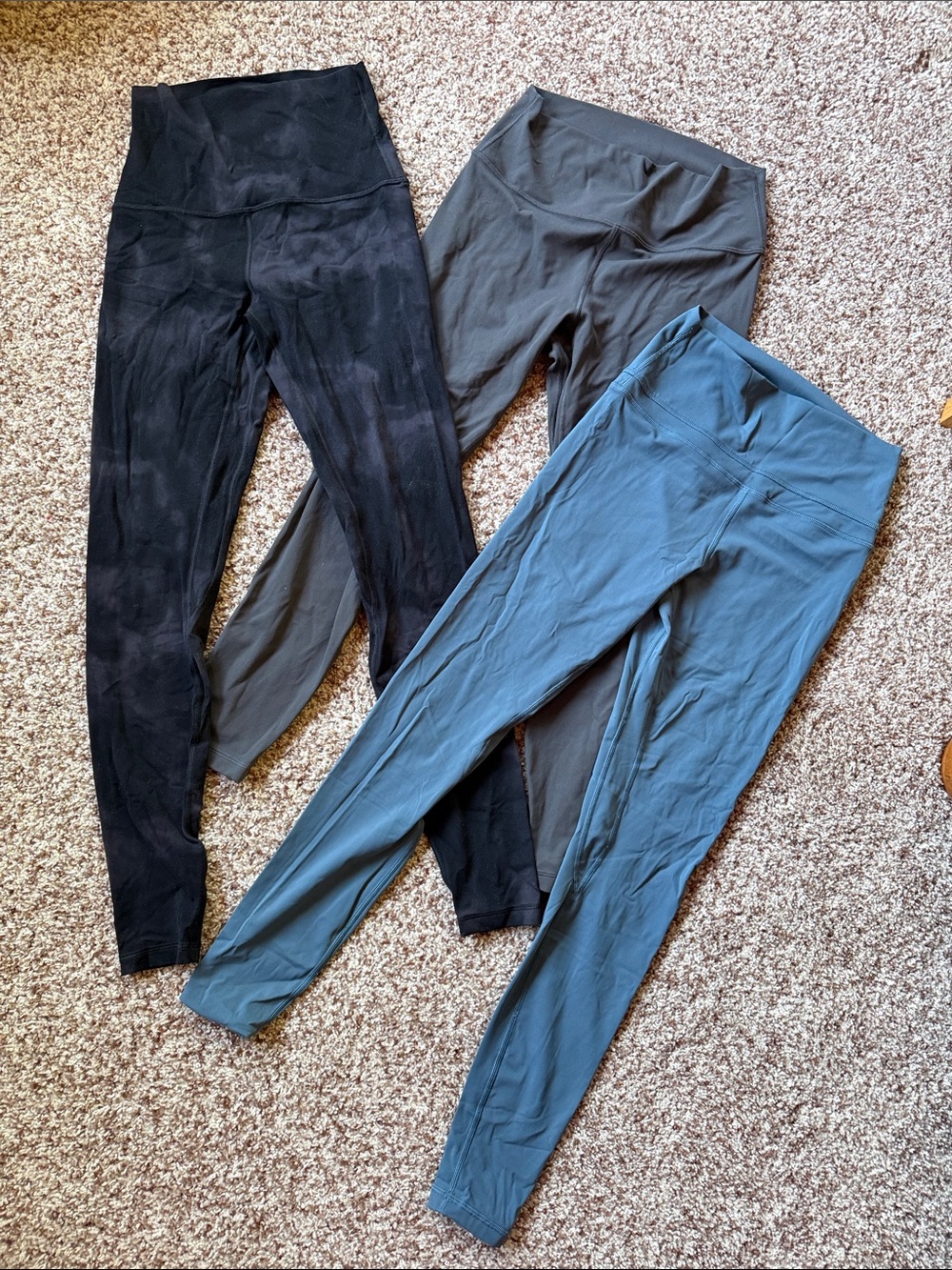 CRZ YOGA BUNDLE OF THREE LEGGINGS SIZE MEDIUM, HIGH WAISTED